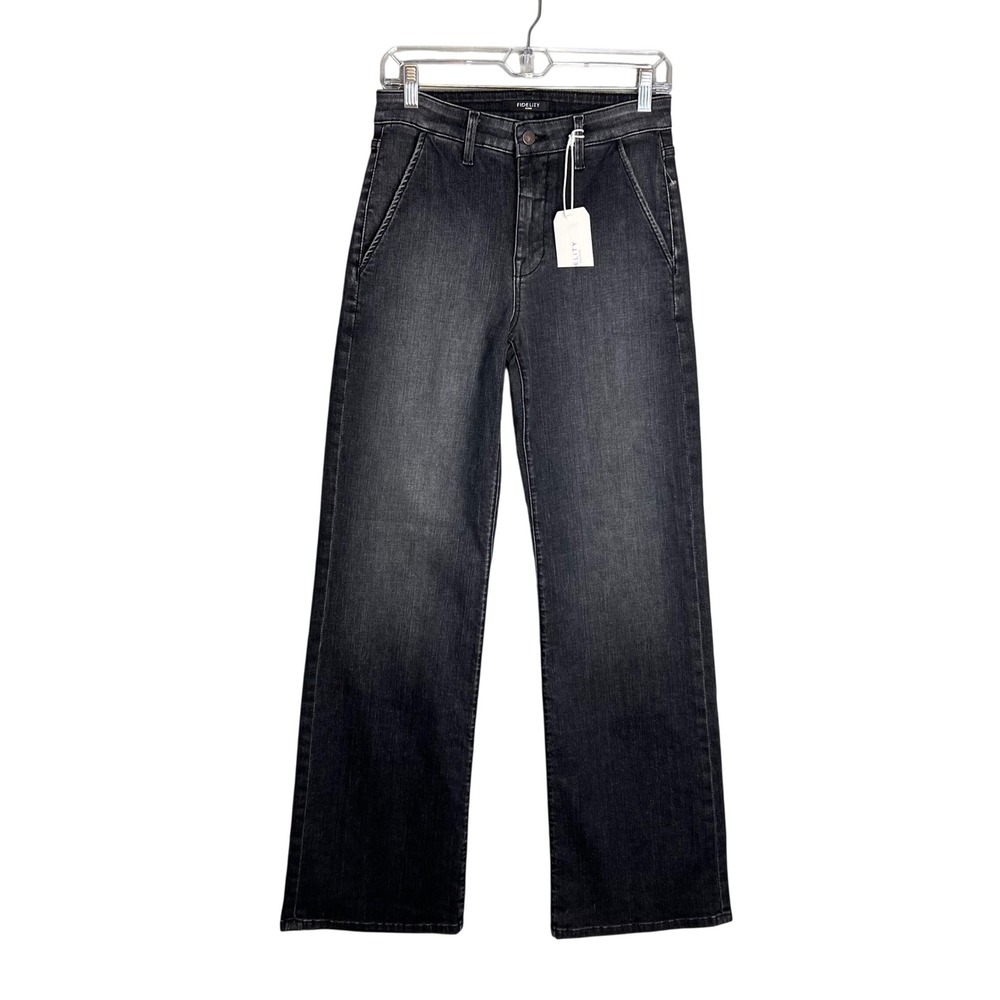 Fidelity Denim Katie Trouser Size 26 Dark Wash Jeans Beverly Wide Leg NWT